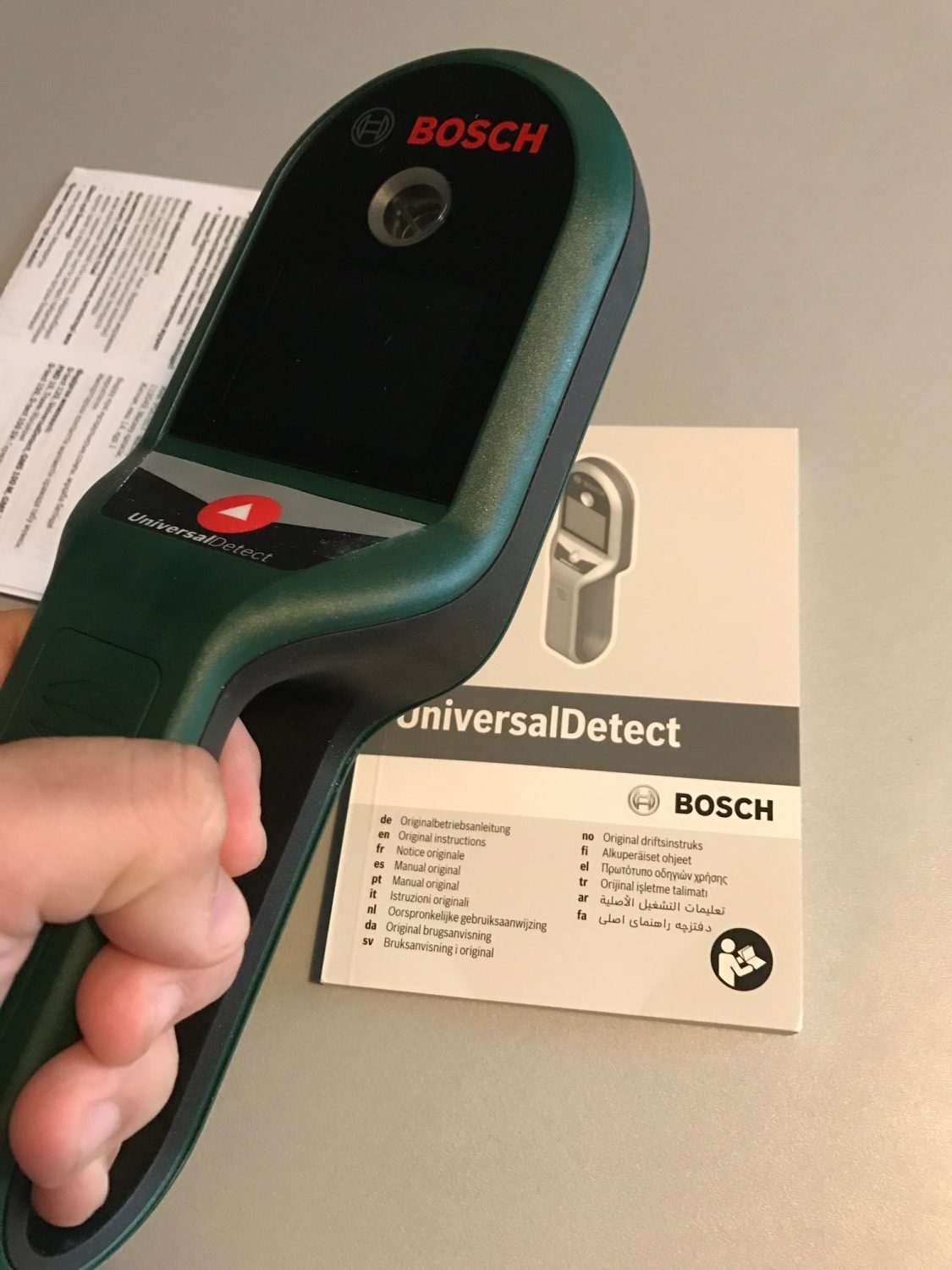 Test UniversalDetect detecteur Bosch