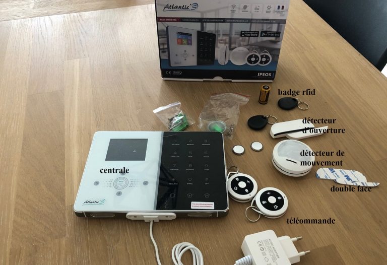 Mettre Une Alarme Dans 20 Minutes Test de l'Alarme sans fil IP IPEOS Kit 1 - Atlantic'S - LDPT