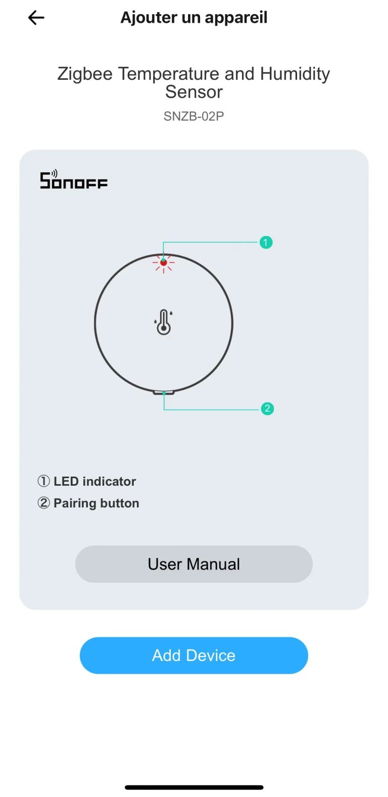 installation sonoff ewelink etape 5