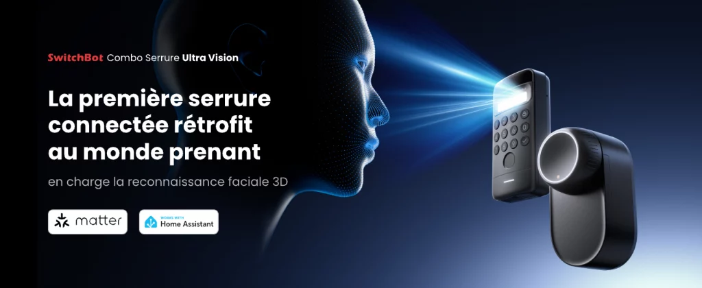 serrure connectée switchbot lock ultra vision combo avec caméra vidéo